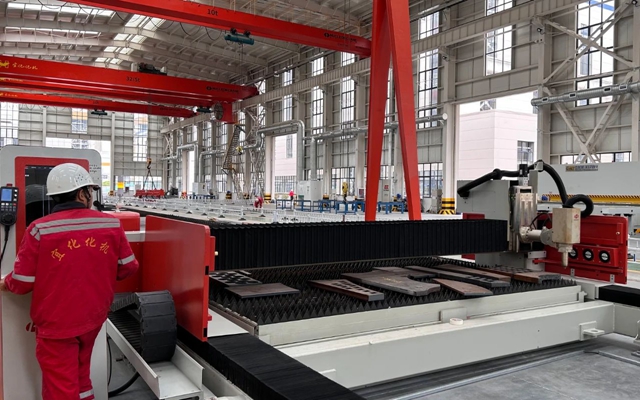 化機公司智能制造廠房全面投用(圖1)